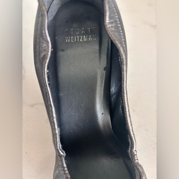 Stuart Weitzman Metallic and Black Heels - Picture 11 of 13